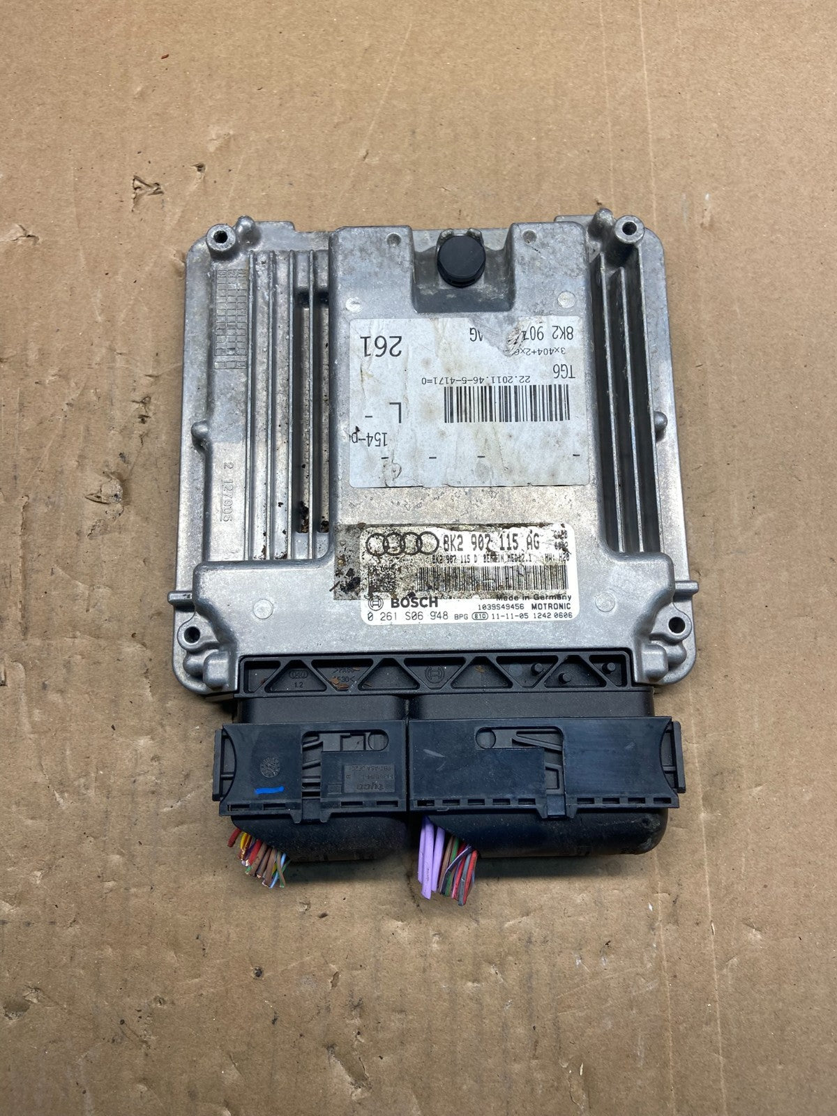 2011 to 2012 Audi A4 2.0L Engine Computer Ecu Pcm Ecm Pcu AG1645 DW0