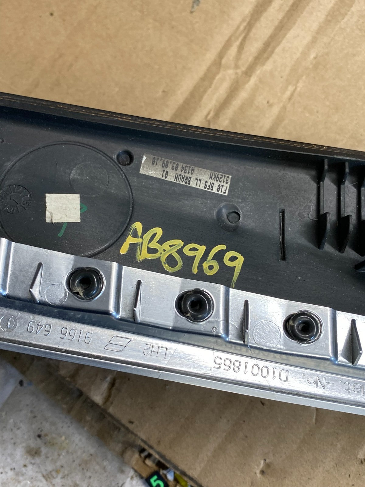 2011-2013 Bmw 5 F10 550i Center Dash AC Vents Start Stop Trim Bezel AB8969 DG8