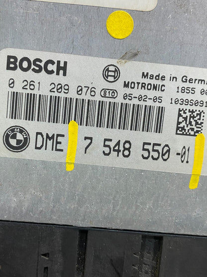 2006 to 2007 Bmw 550i 750i Engine Computer ECU Control Module ECM AE9902 DW2