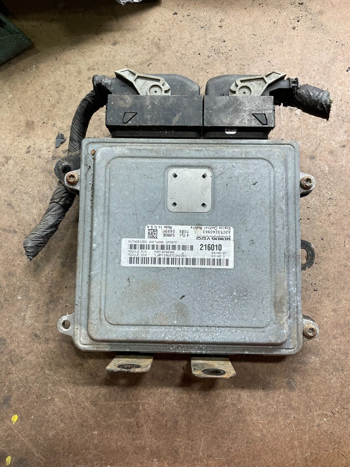 2007 2010 Jeep Compass Patriot 2.0L Engine Computer Module P05187823ae L1380 DG0