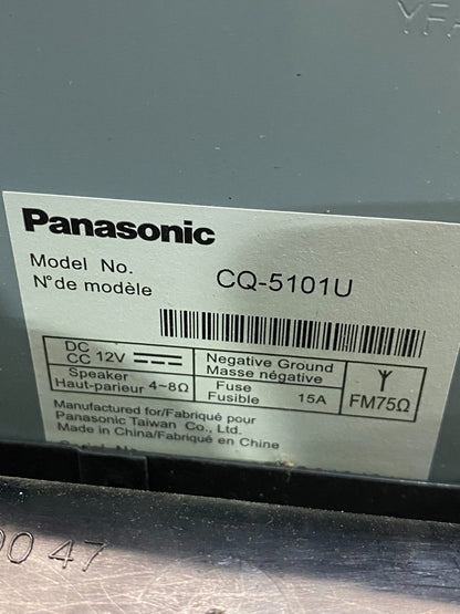 2009 Freightliner Sprinter CD PLAYER Equipment Radio PANASONIC CQ5101U AE7901 DG6