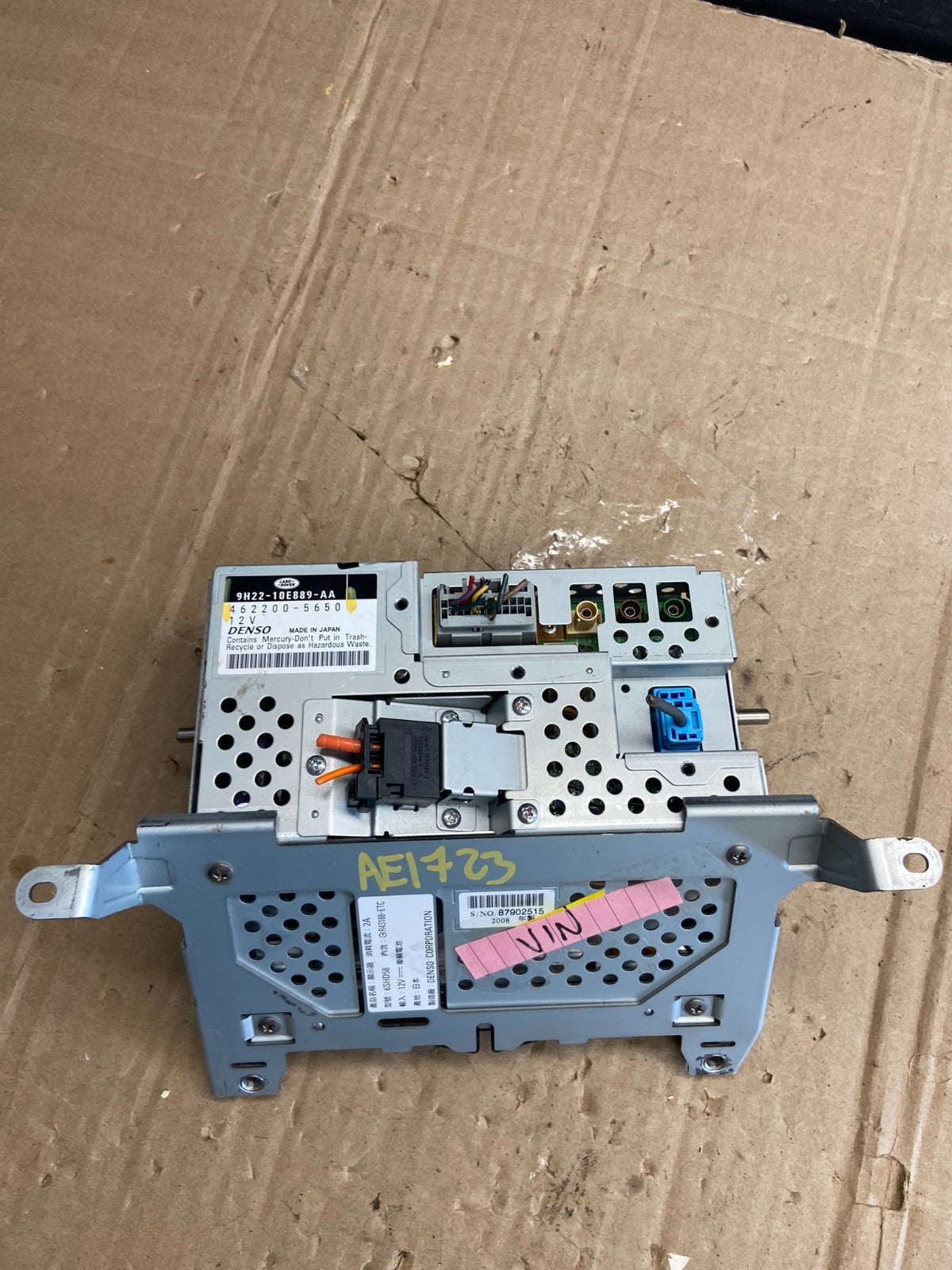 2006-2009 Land Range Rover Sport Screen Navigation Radio Display AE1723 DG3