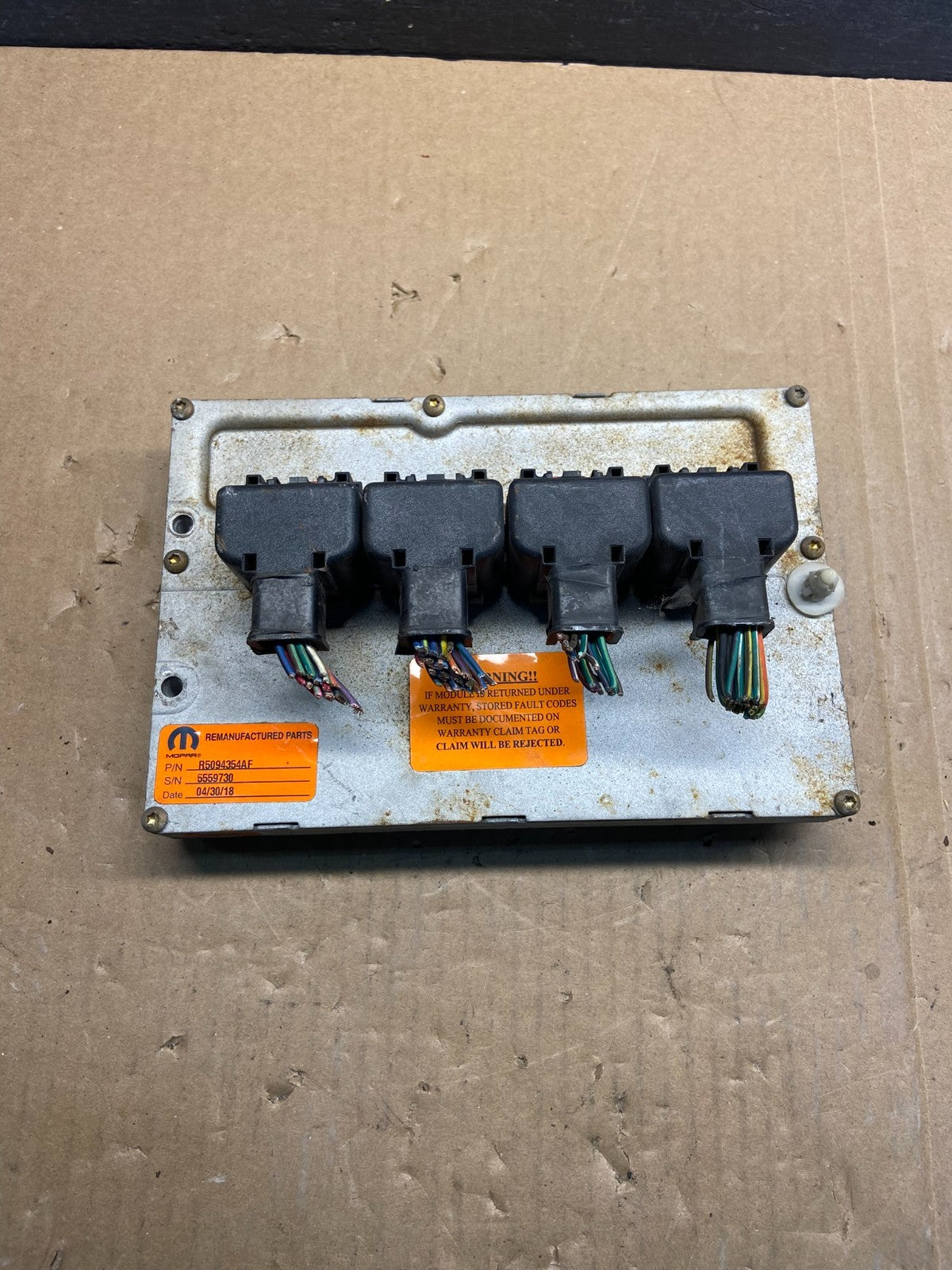 2007 Jeep Grand Cherokee Commander 4.7L Engine Computer ECU PCM AG1630 DG0