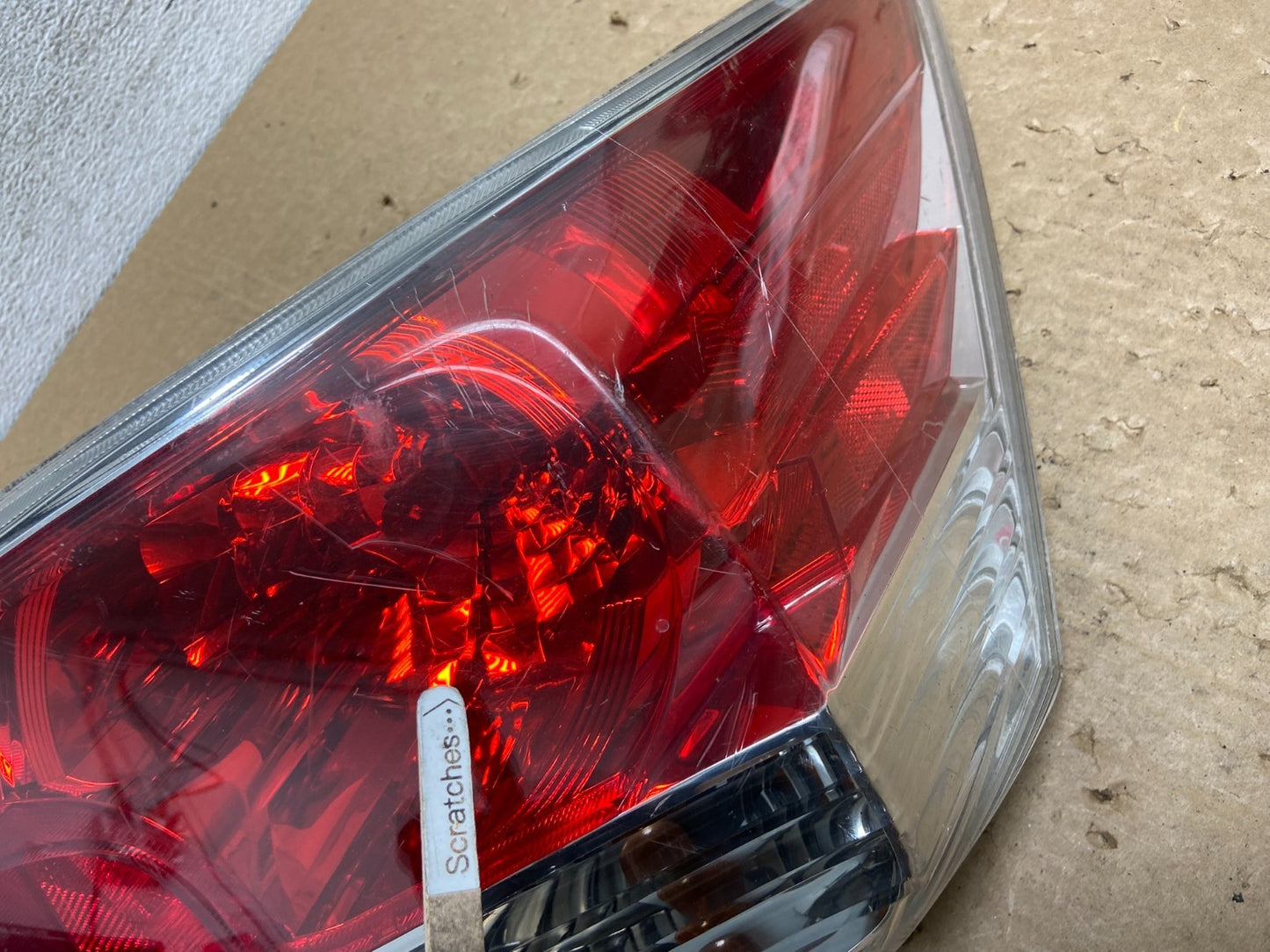 2008 to 2012 Honda Accord Sedan Tail light Right Passenger RH Side AF8074 DW3