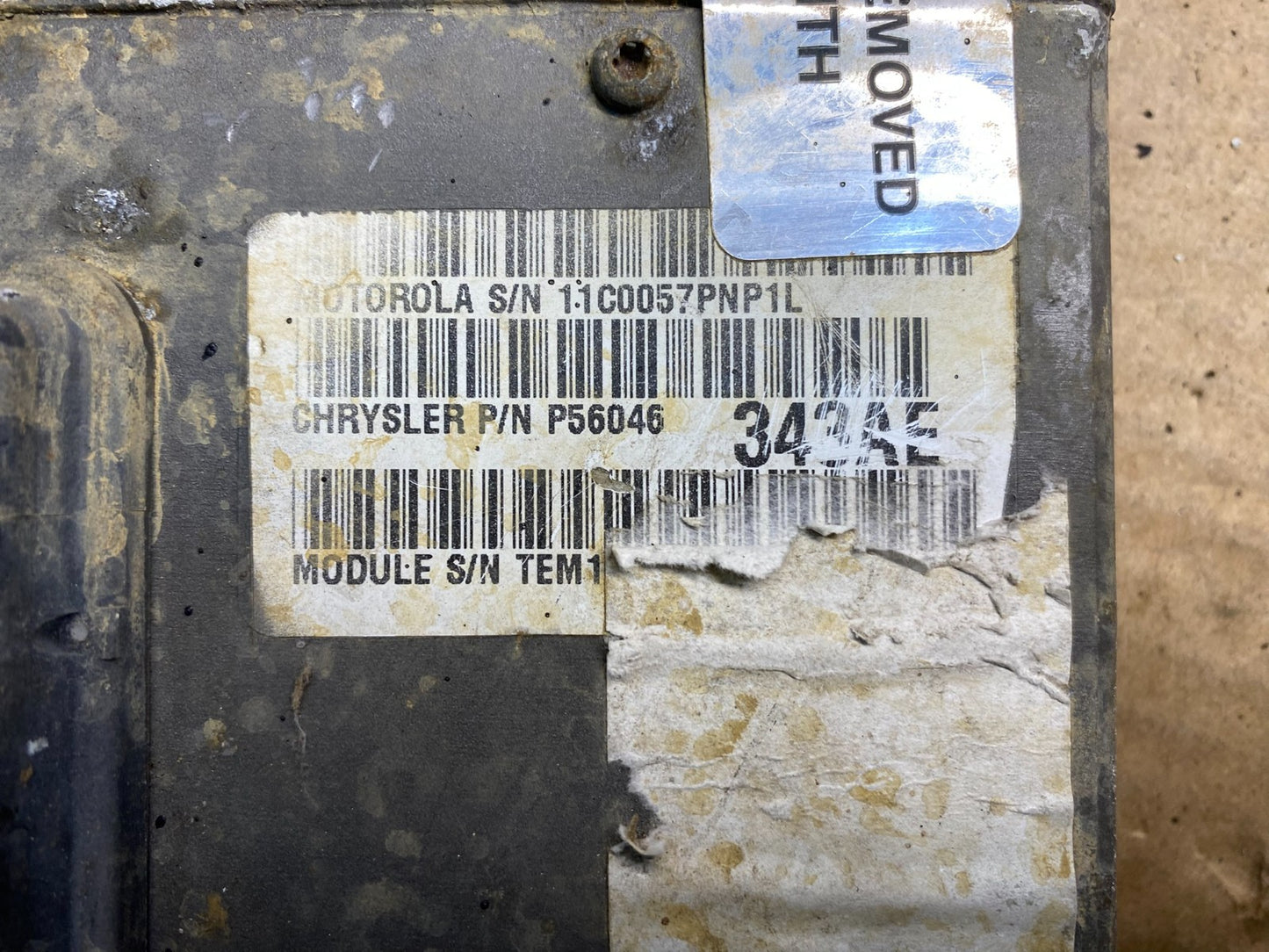 1998 Dodge Ram 1500 5.2L Engine Computer ECM ECU AD9775 DW2