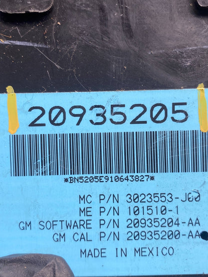 2009-2012 GMC Acadia Power Motor Liftgate Tailgate Control Module AE7497 DG4