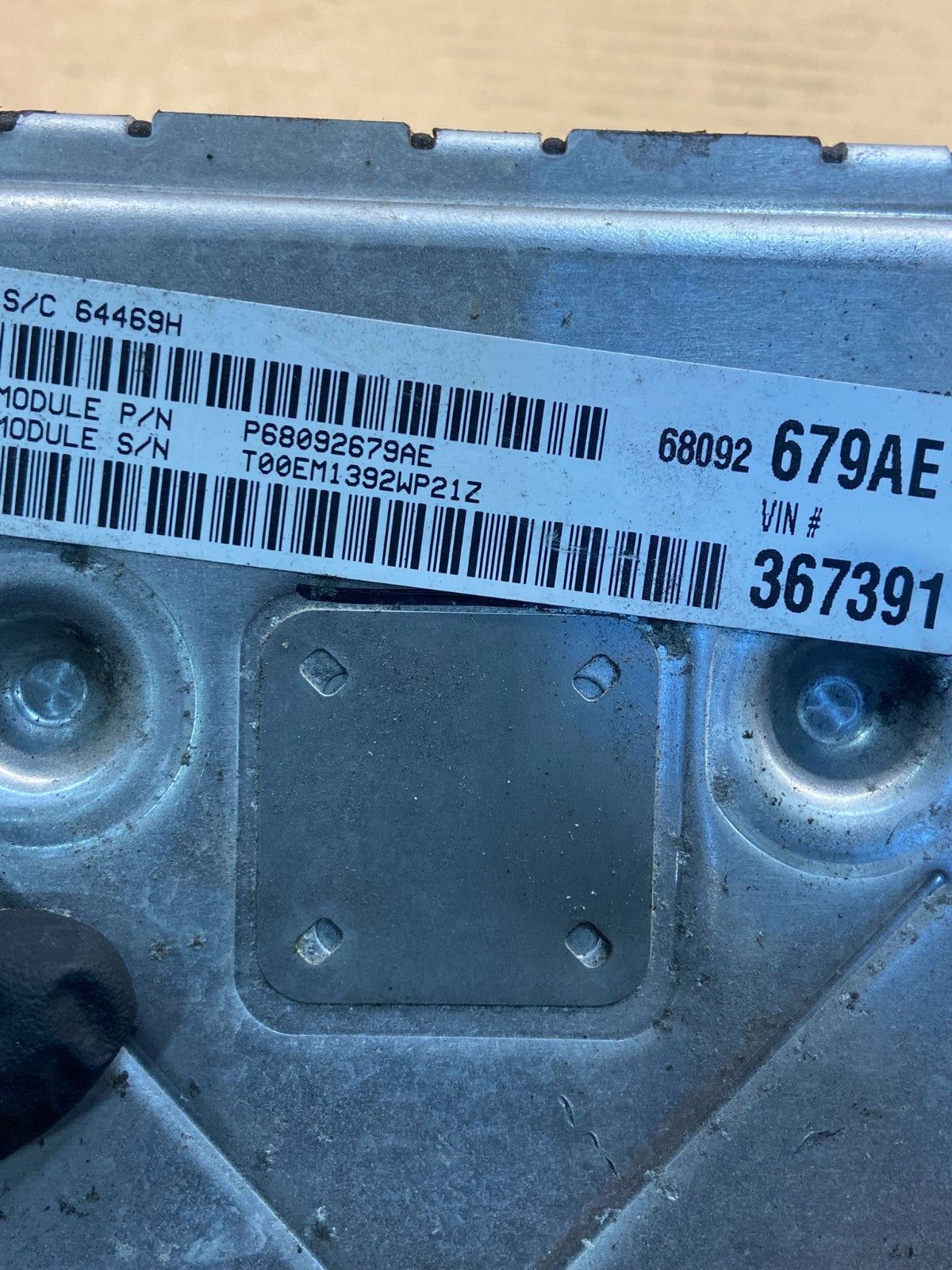 2011 2012 Dodge Journey ECU ECM Engine Computer Module AE2501 DG2