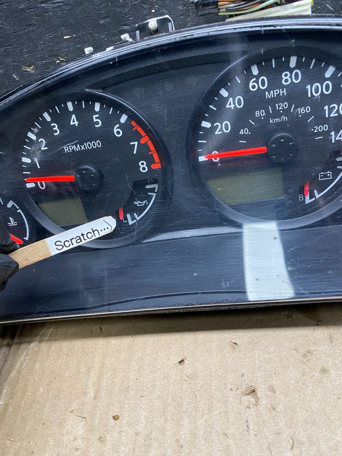 2007 Nissan Xterra Frontier Speedometer Cluster Gauge OEM X6045 DG1