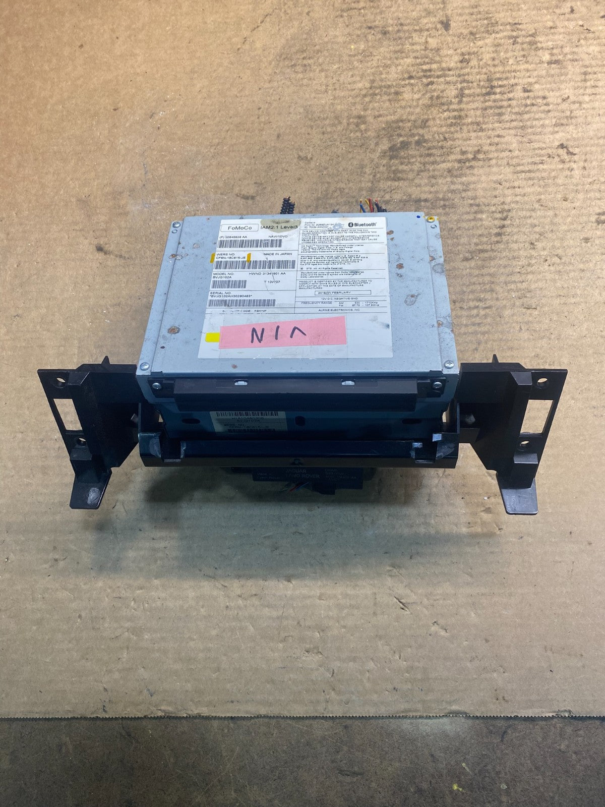 2012 to 2013 Land Rover Range Rover LR4 Radio Gps Cd Mechanism AA1854 DG3