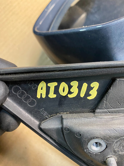 2009 to 2012 Audi A4 Right Passenger RH View Power Door Mirror AI0313 DW12