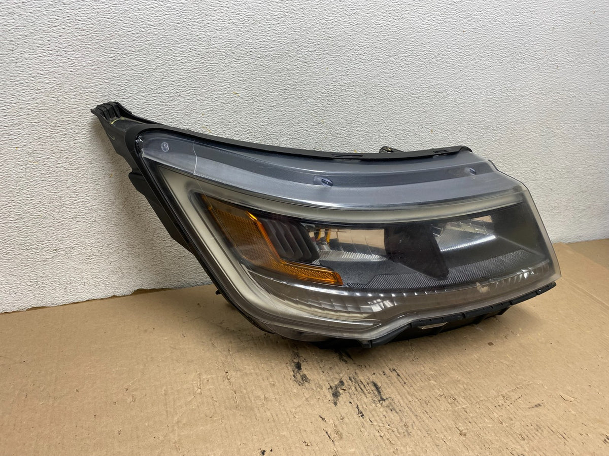 2016-2019 Ford Explorer Right Passenger Led Black Headlight W/Module AH2067 DW1