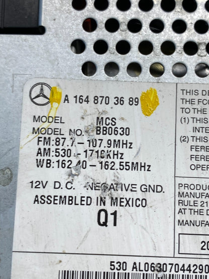 2006 2007 2008 Mercedes ML350 GL450 Radio Navigation Screen Display O3524 DG6