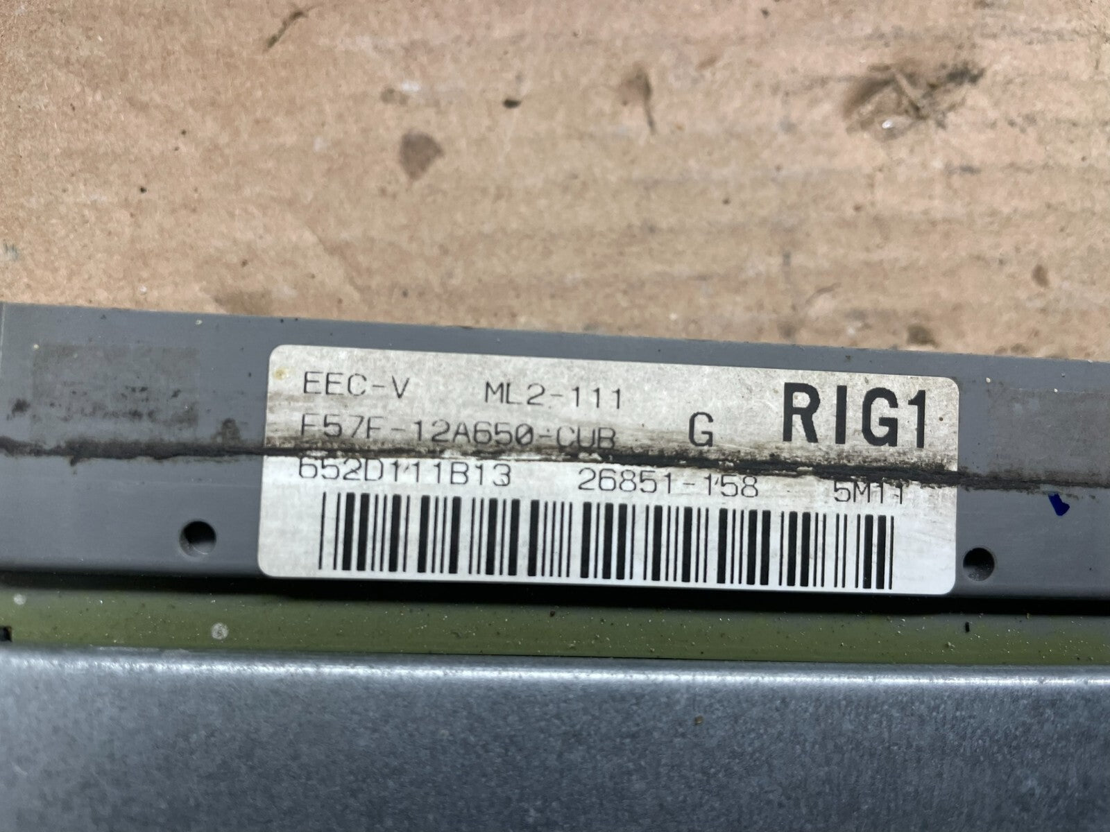 1999 Ford Ranger 3.0L Engine Control Module ECU ECM  n7196 DG2