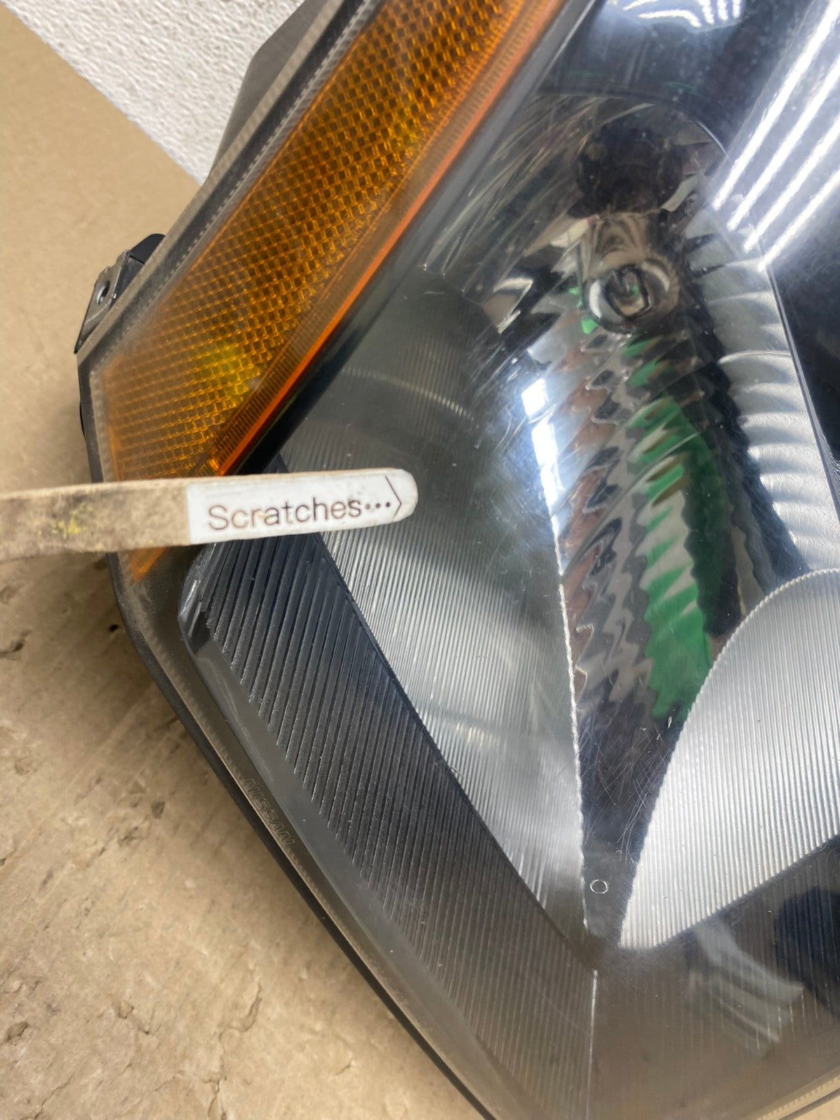 2010 2011 2012 Nissan Sentra Halogen Right Passenger Black Headlight AE9632 LK3