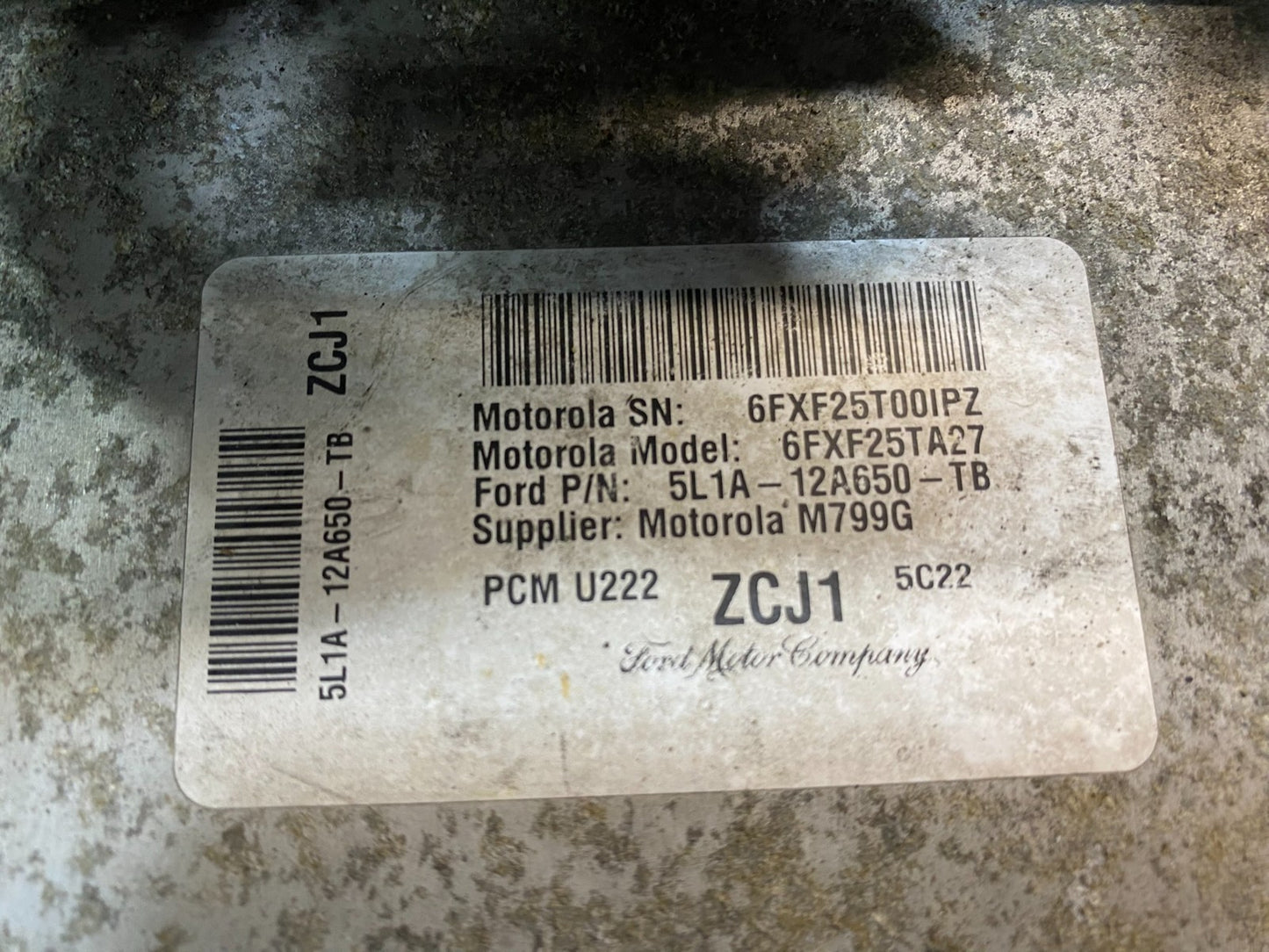 2005 Ford Expedition 5.4L Engine Control Computer ECM ECU 5L1A-12a65 AE8038 DW2