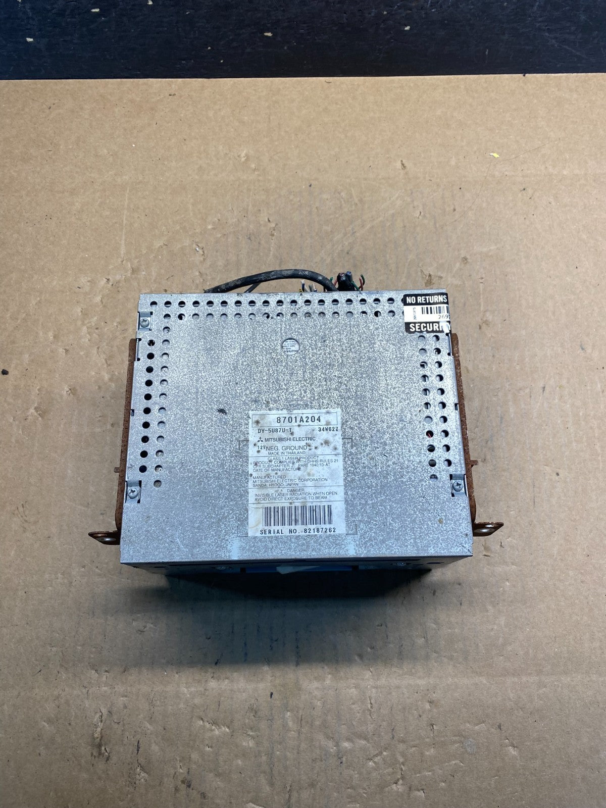 2006 Mitsubishi Eclipse Radio CD Player Unit AG7403 DG3