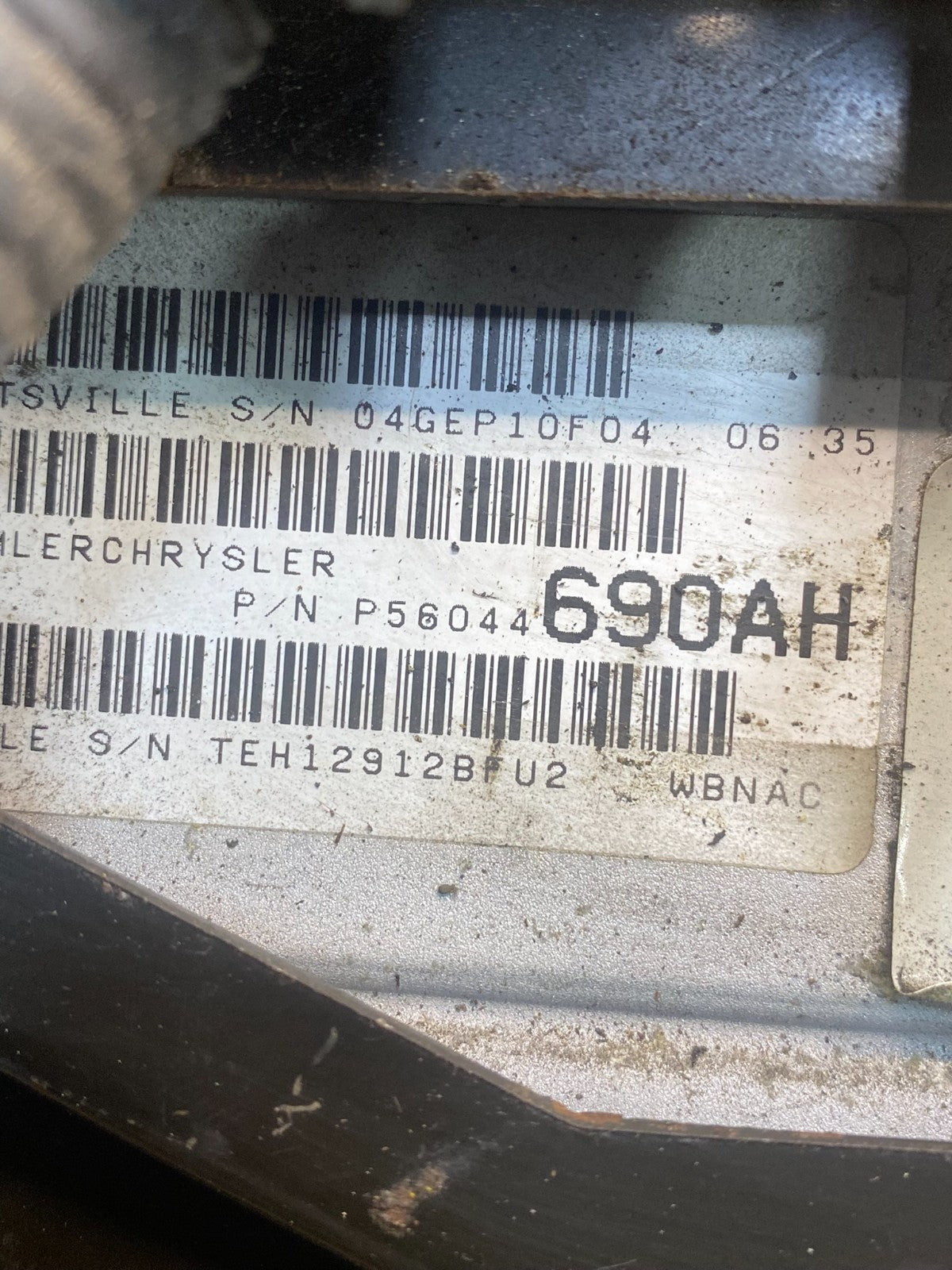 2001 Jeep Grand Cherokee 4.7L Engine Computer ECM ECU p56044690ah AF6629 DG2