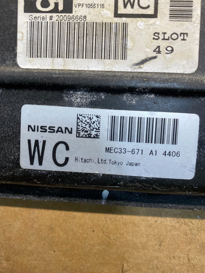 2005 2006 Nissan Titan Ecm Ecu Engine Control Computer mec33-671 a1 AH5065 DG2