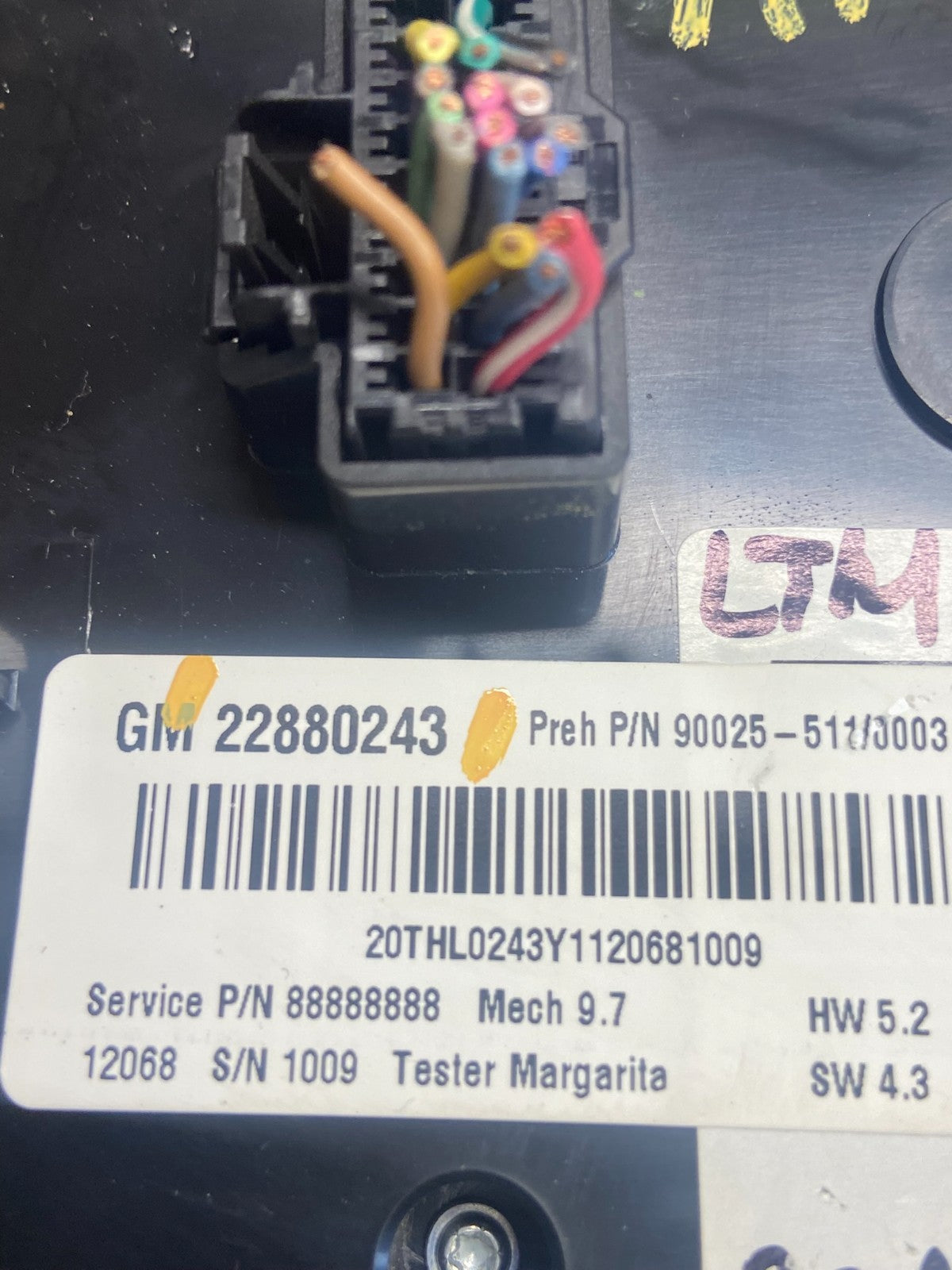 2012-2015 Chevy Equinox Terrain Radio Face Climate Control Panel Bezel AF2097 DW5