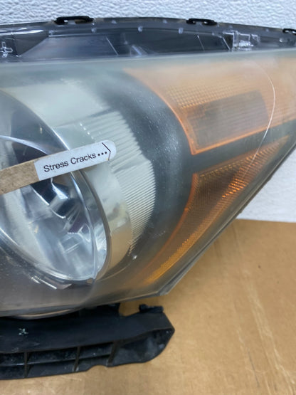 2008 to 2012 Honda Accord Sedan Headlight Left Driver Lh Side AE0376 DW3