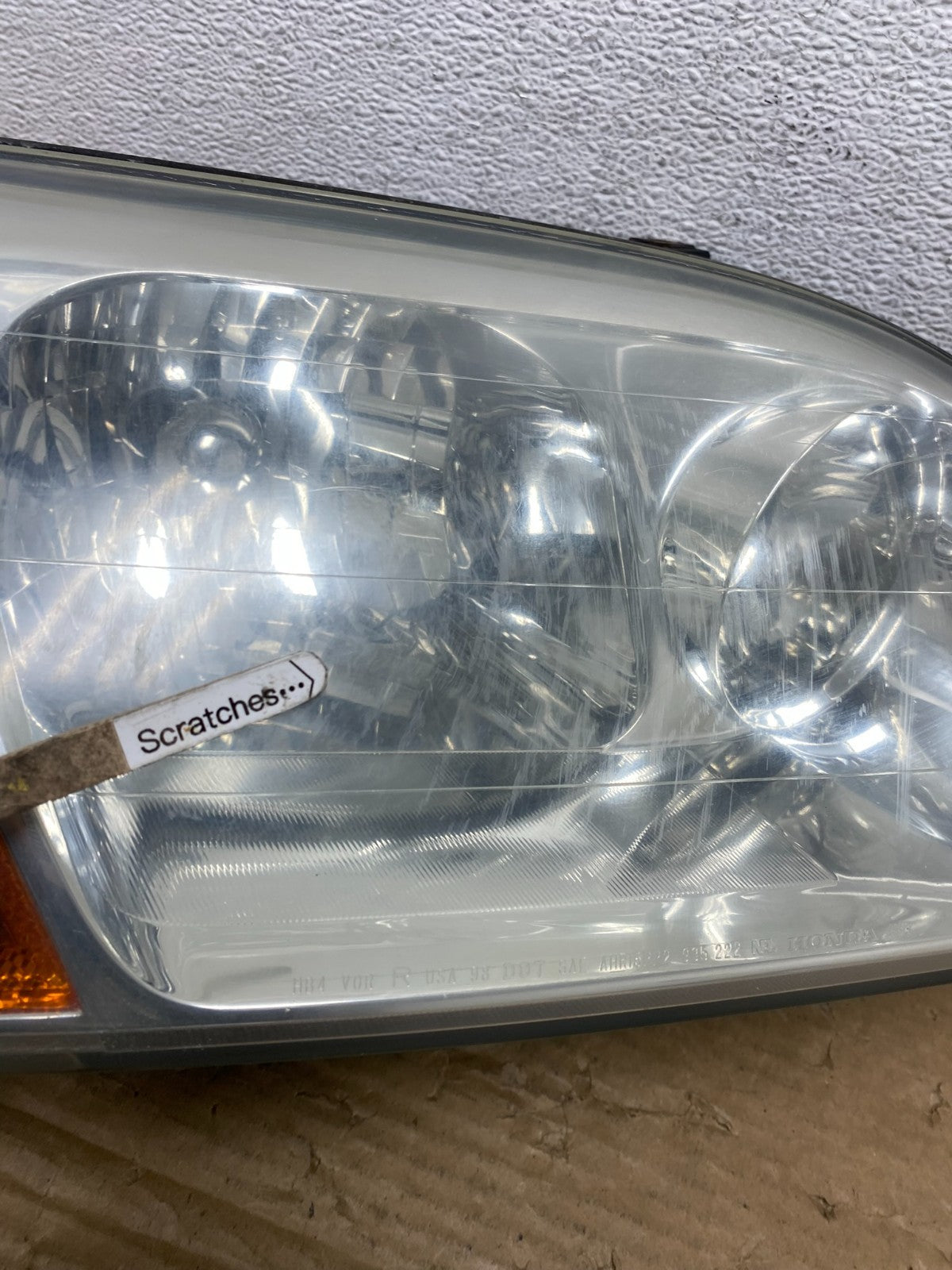 2001 to 2003 Acura MDX Passenger Right RH Headlight AD4022 DW3