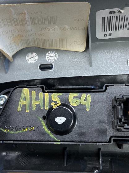 2014 to 2020 Jeep Cherokee Center Radio Climate Control Vent Bezel AH1564 DG7