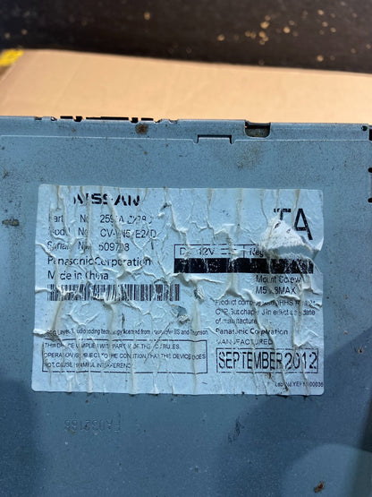 2013 to 2017 Nissan Pathfinder Radio AM/FM Receiver OEM Z0668 DG6