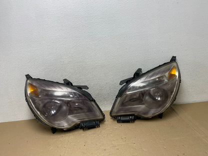 2010 - 2015 Chevrolet Equinox Halogen Headlights Left+Right Side Set AG6923 DW0