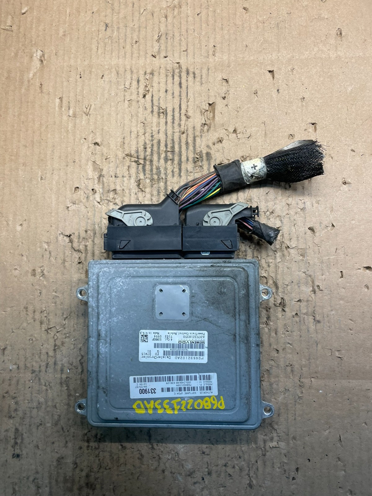 2007 2008 Dodge Avenger Sebring Engine Computer Control ECM ECU OE U9492 DG0