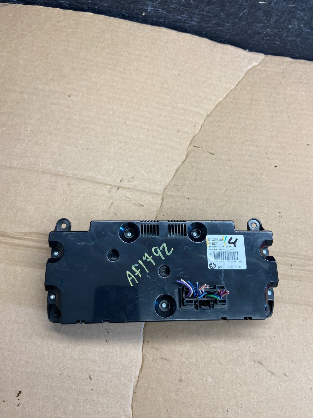 2011-2013 Jeep Cherokee Heater A/C Temperature Climate Control Switch AF1792 DG5