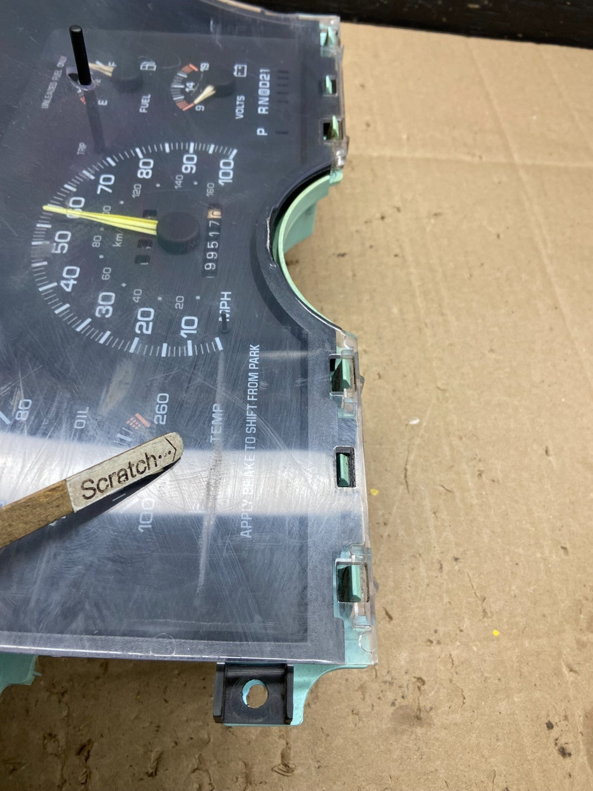 1995 Chevrolet Astro Cluster Gauge Speedometer ECM U4953 DG1