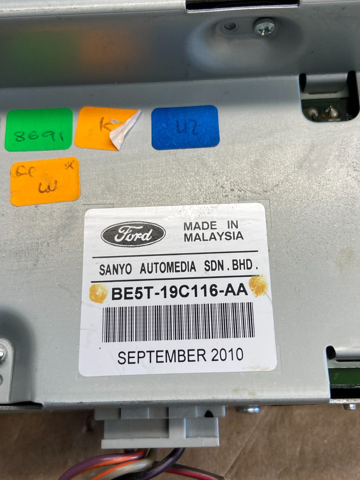 2011 2012 Ford Fusion Dash Information Display Screen af2713 DG4