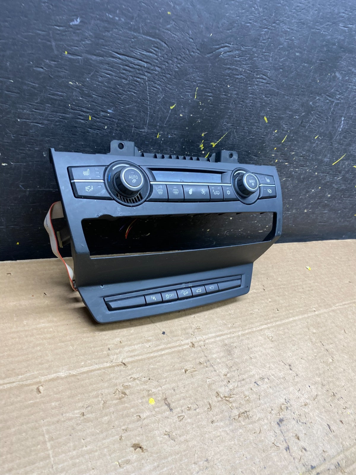 2007-2013 Bmw X5 AC Heater Climate Control Temperature Panel Trim Oem w9617 DG2