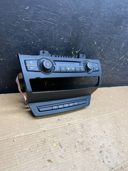 2007-2013 Bmw X5 AC Heater Climate Control Temperature Panel Trim Oem w9617 DG2