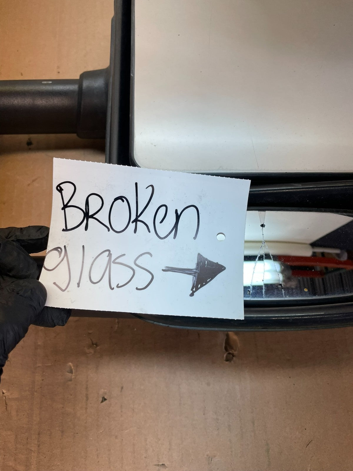 2002-2014 Ford E150 E250 Van Right Passenger Door View Two Arm Mirror AH8613 DG8