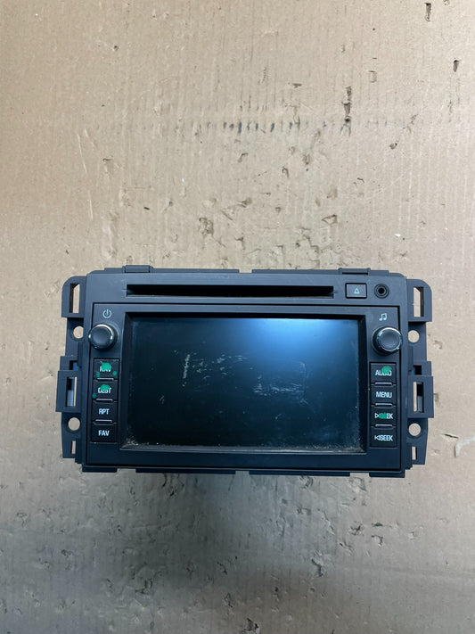 2010 to 2012 Buick Enclave Radio Stereo CD Player Screen Display U1490 DG0