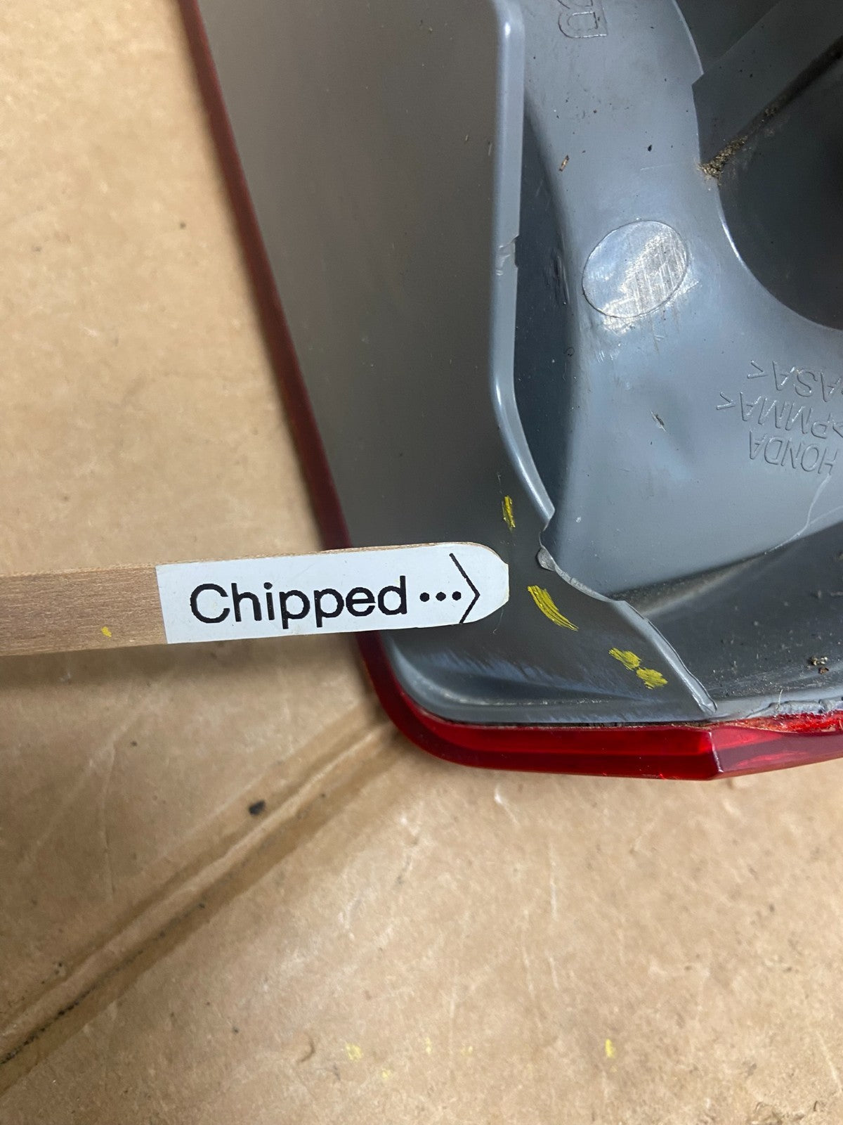 2001 2002 Honda Civic Sedan Right Passenger Rh Side Tail Light AA1278 DW5