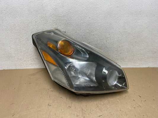 2004 to 2009 Nissan Quest Right Passenger RH Black Headlight TYC AH7652 DW0