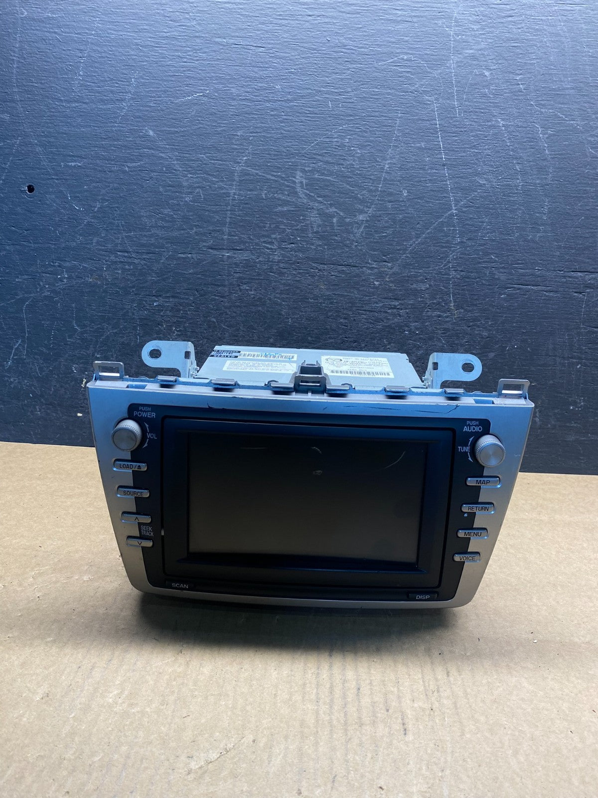 2010 Mazda 6 AM FM CD Player Stereo Screen Display Radio AG7372 DG0