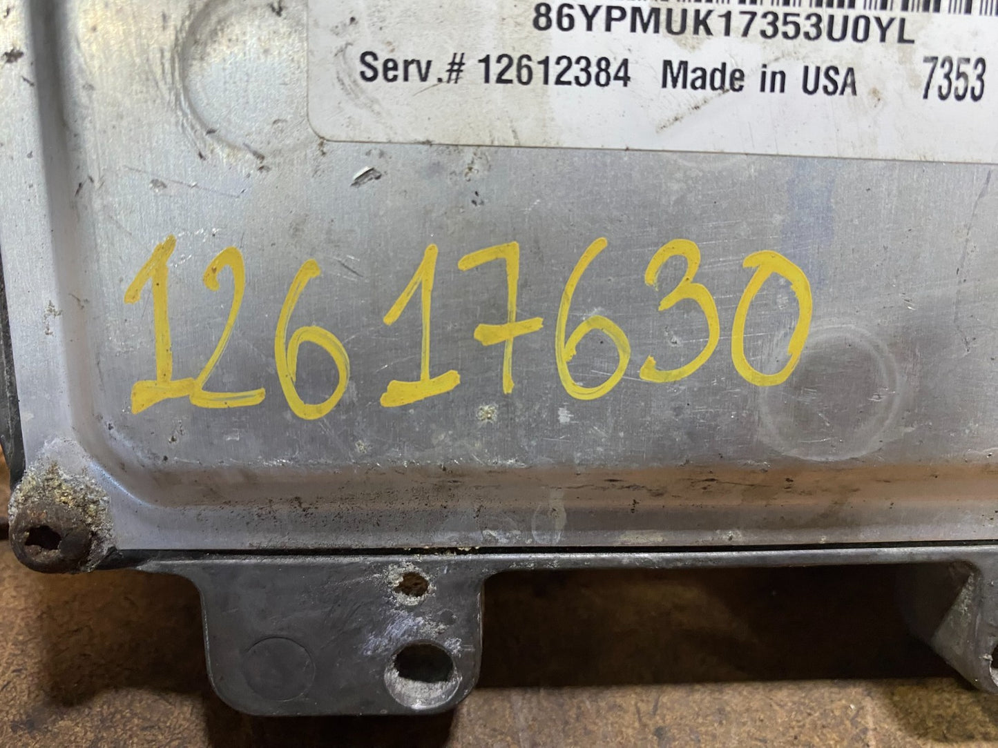 2008 to 2011 Chevrolet GMC Cadillac Engine ECU ECM 12617630 AB4428 DG2