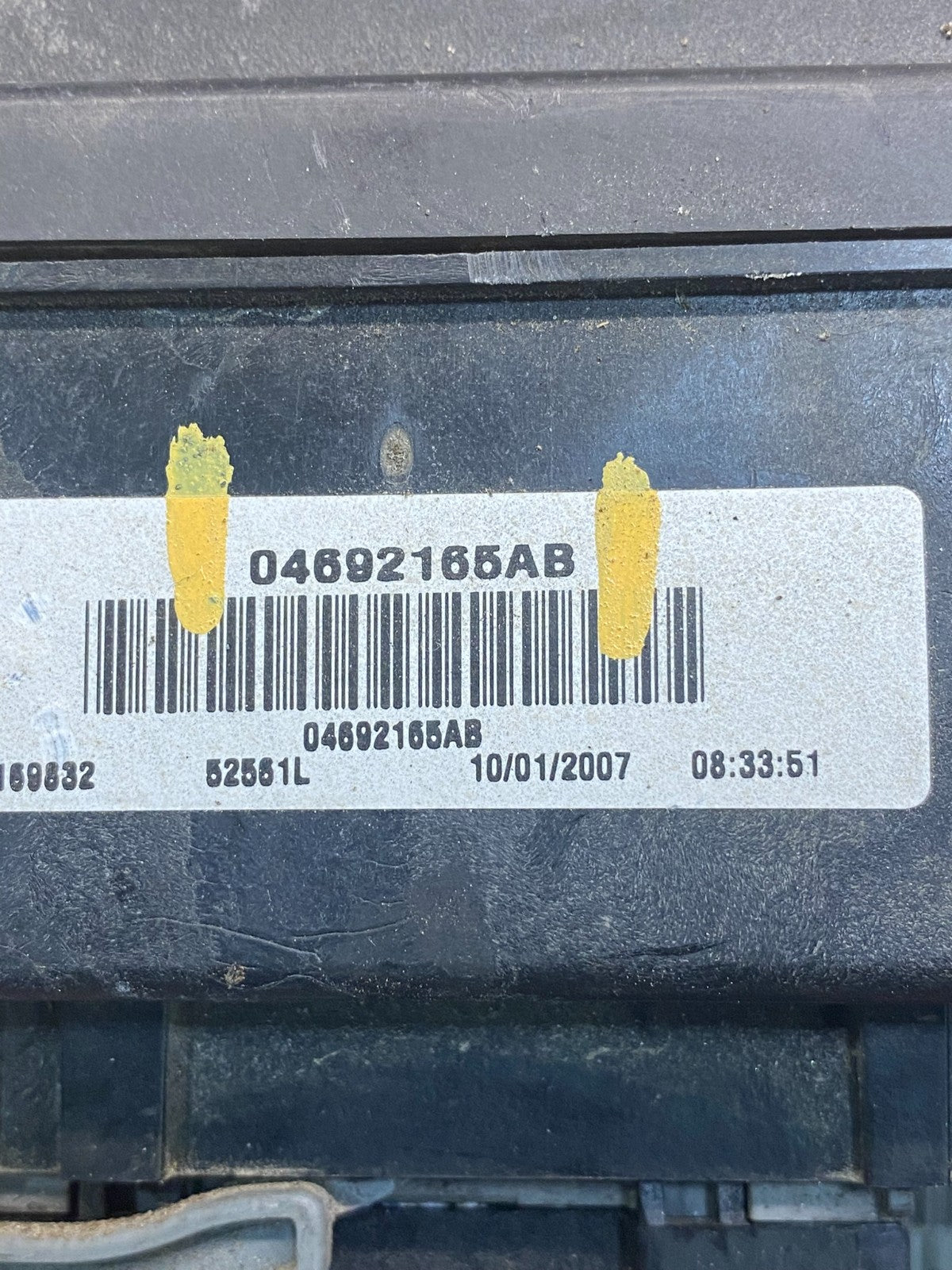 2008 Jeep Grand Cherokee Fuse Box Relay Panel BMC Body Module AD5081 DG6