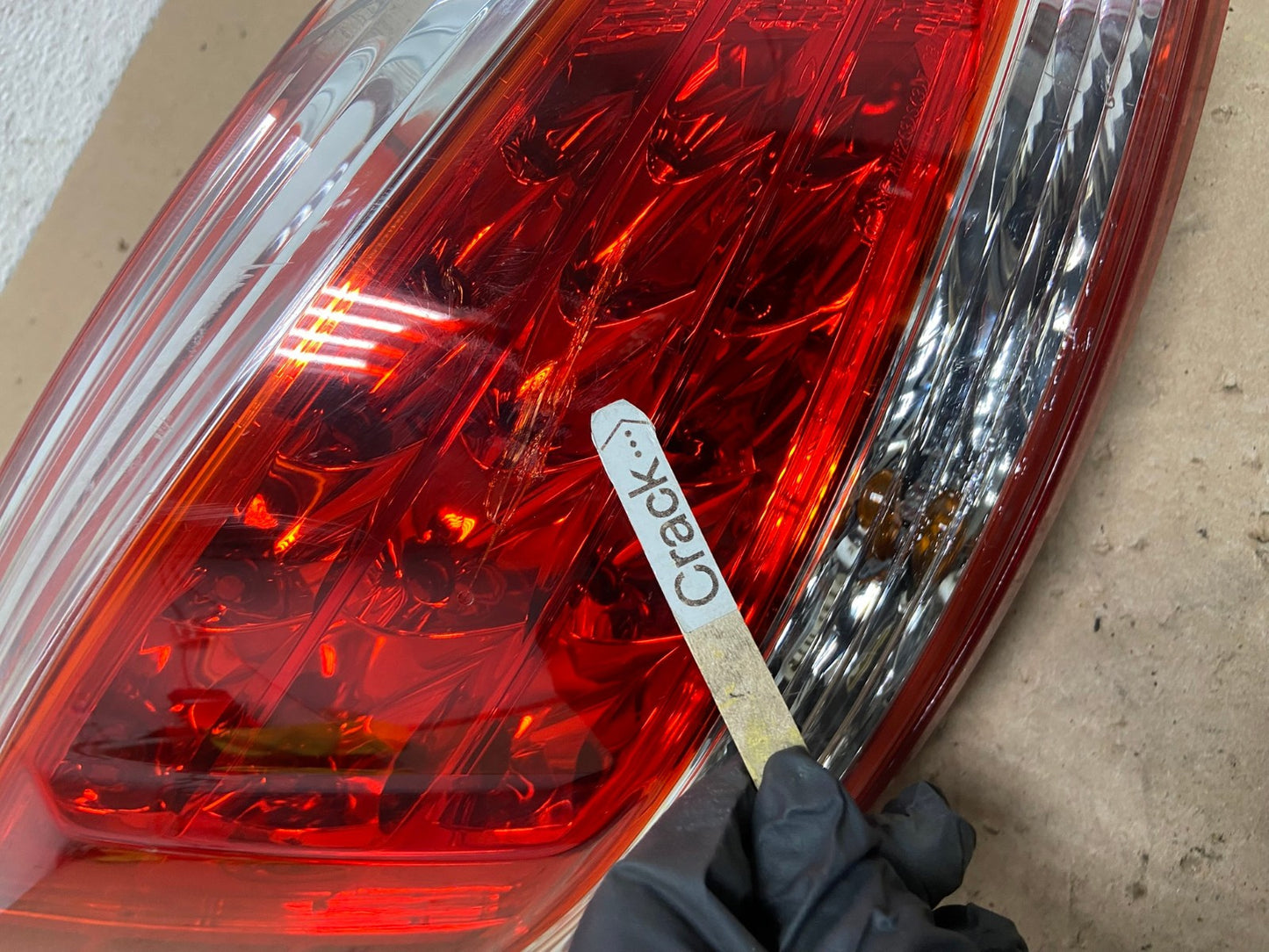 2011 2012 2013 2014 Nissan Murano Left Driver Lh Side Tail Light AG5373 LK4