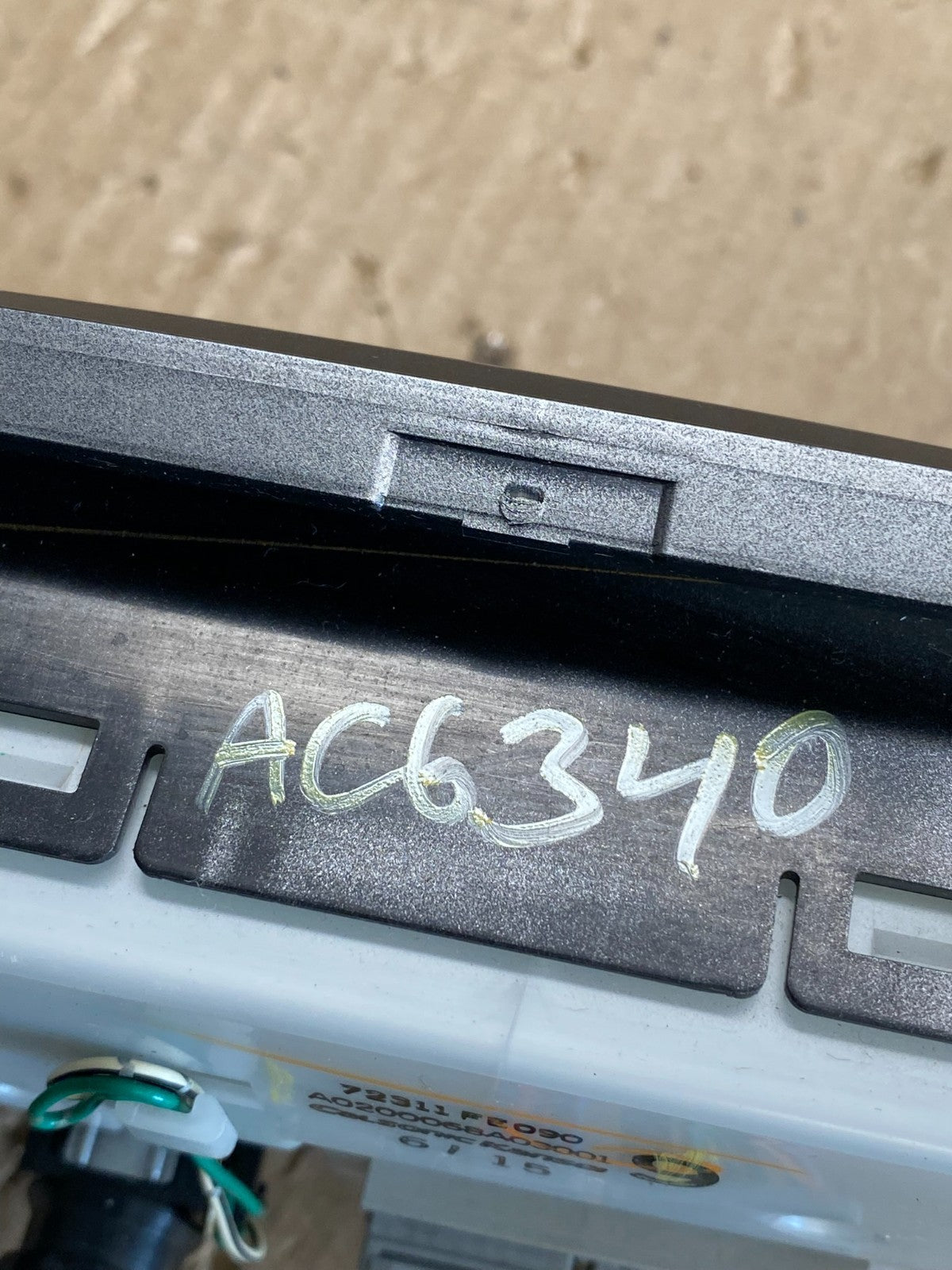 2005-2007 Subaru WRX STI Radio HVAC AC Heater Climate Control AC6340 DG6