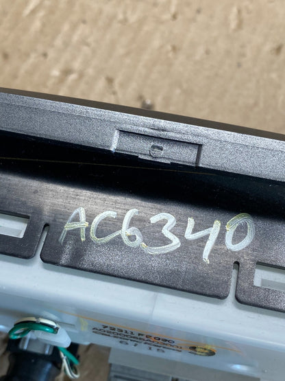 2005-2007 Subaru WRX STI Radio HVAC AC Heater Climate Control AC6340 DG6
