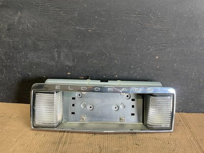 1992 to 2002 Cadillac Eldorado Rear License Plate Trim Panel OEM P8699 DG0