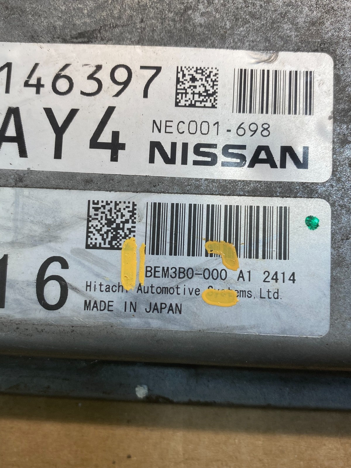 2012 Nissan Quest Engine Control Unit ECU ECM Module bem3b0-000 a1 AC0434 DG2