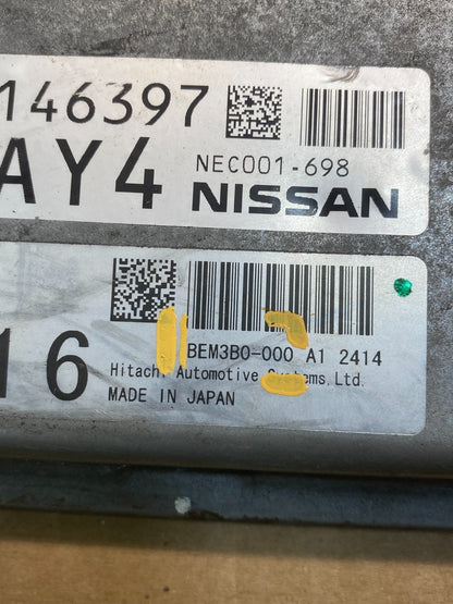 2012 Nissan Quest Engine Control Unit ECU ECM Module bem3b0-000 a1 AC0434 DG2