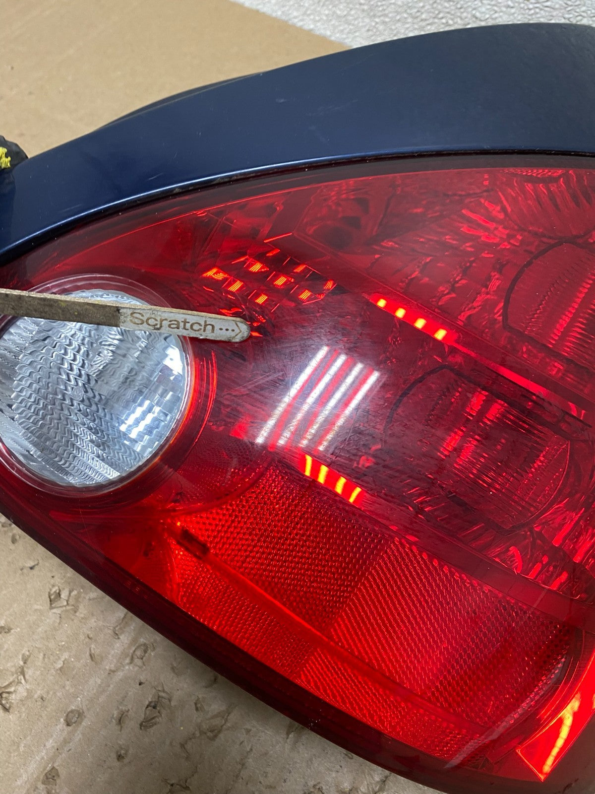 2004 2005 2006 2007 2008 Nissan Maxima Right Passenger Tail Light U0654 DW4