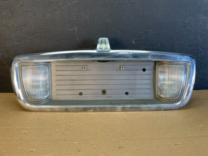 2003 to 2011 Lincoln Town Car Rear License Plate Trim Panel ae8684 DG0