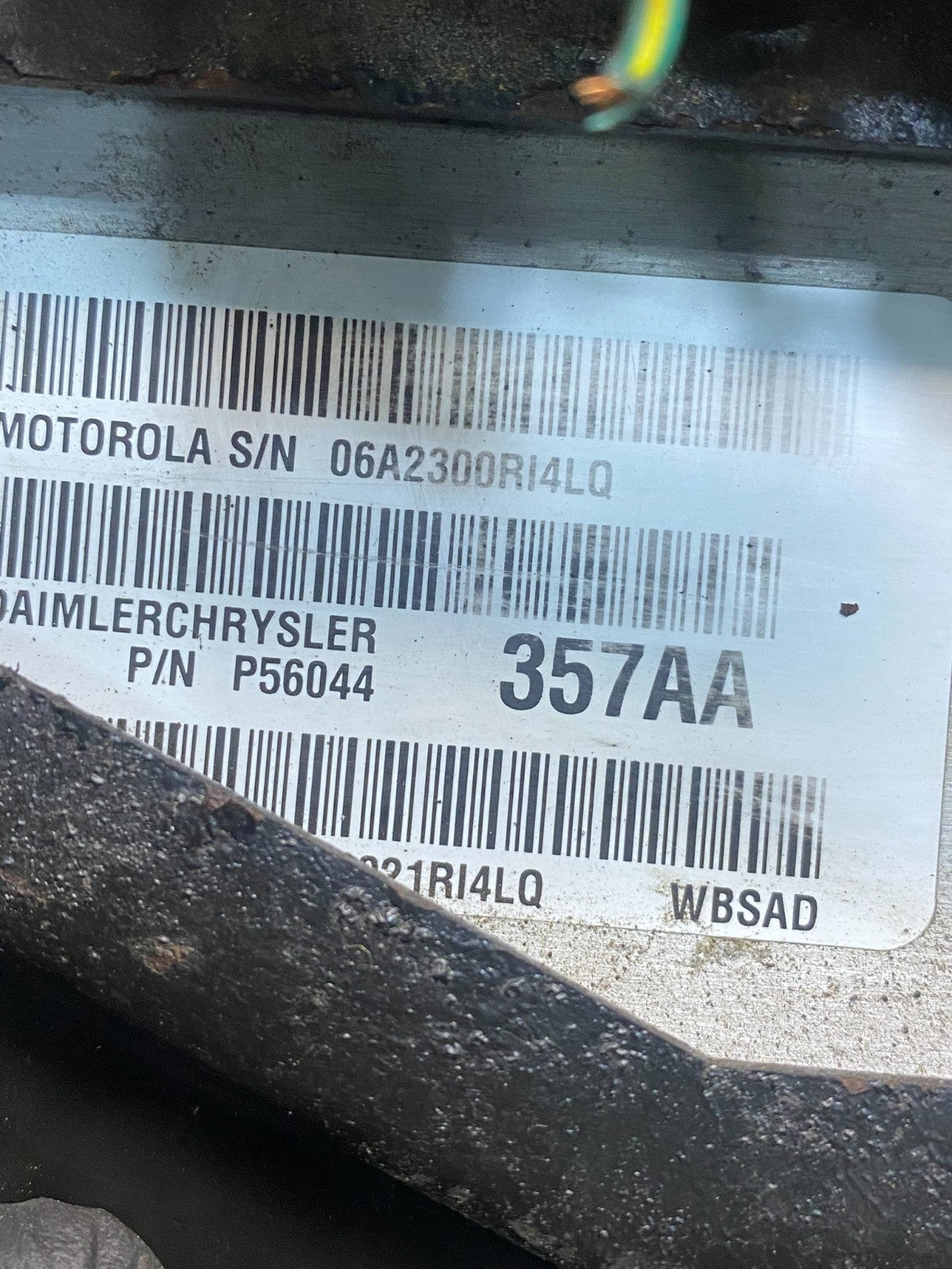2002 Jeep Grand Cherokee 4.0L Engine Computer Module ECU ECM AF6825 DW2